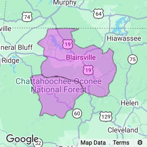 Union County Georgia real estate agent mailing area