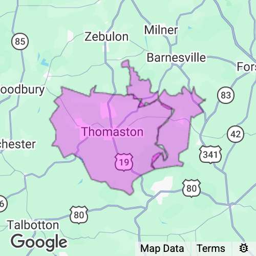 Upson County Georgia real estate agent mailing area