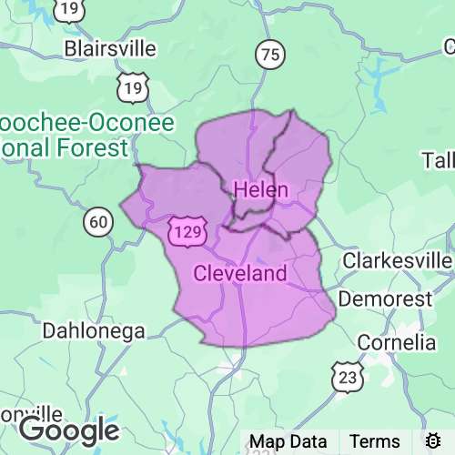 White County Georgia real estate agent mailing area