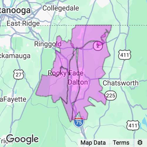 Whitfield County Georgia real estate agent mailing area
