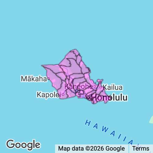 Honolulu County Hawaii real estate agent mailing area