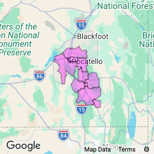 Bannock County Idaho real estate agent mailing area