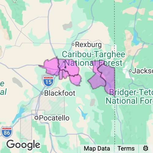Bonneville County Idaho real estate agent mailing area