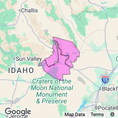Butte County Idaho real estate agent mailing area