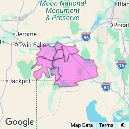 Cassia County Idaho real estate agent mailing area