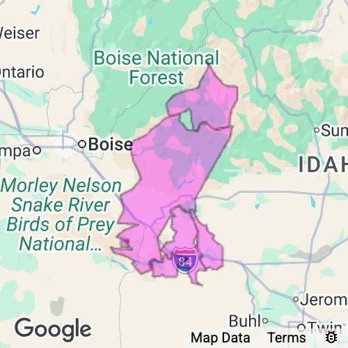 Elmore County Idaho real estate agent mailing area