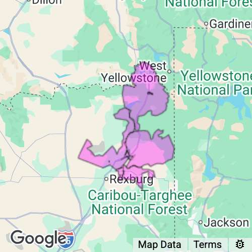 Fremont County Idaho real estate agent mailing area