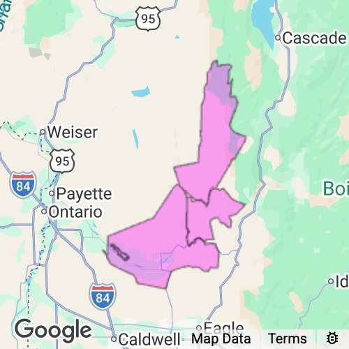 Gem County Idaho real estate agent mailing area