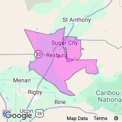 Madison County Idaho real estate agent mailing area