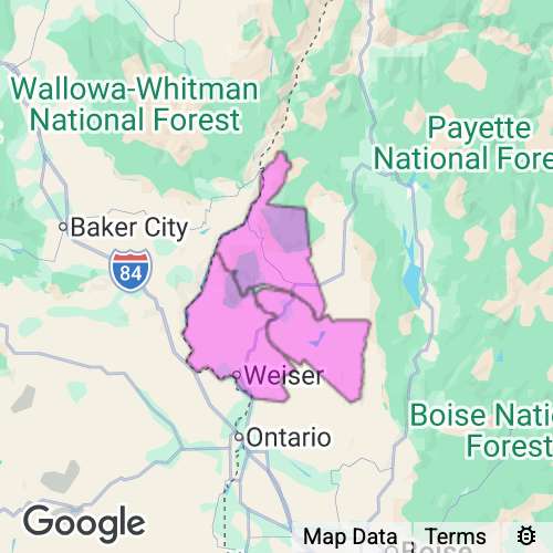 Washington County Idaho real estate agent mailing area