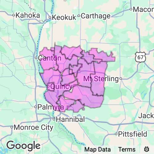 Adams County Illinois real estate agent mailing area