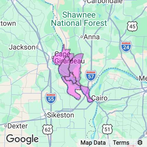 Alexander County Illinois real estate agent mailing area