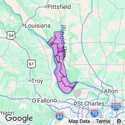 Calhoun County Illinois real estate agent mailing area