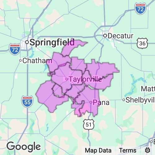 Christian County Illinois real estate agent mailing area