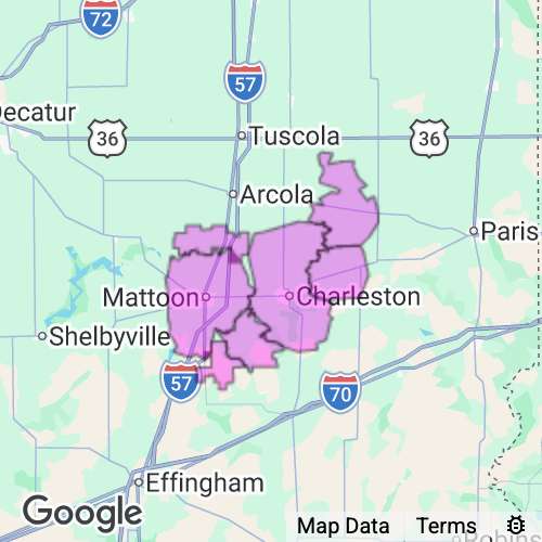 Coles County Illinois real estate agent mailing area