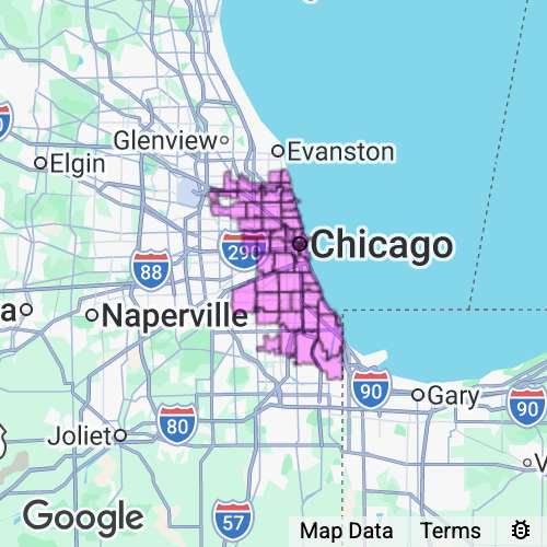 Cook County (Chicago) Illinois real estate agent mailing area