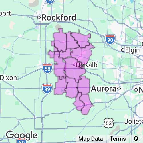 Dekalb County Illinois real estate agent mailing area