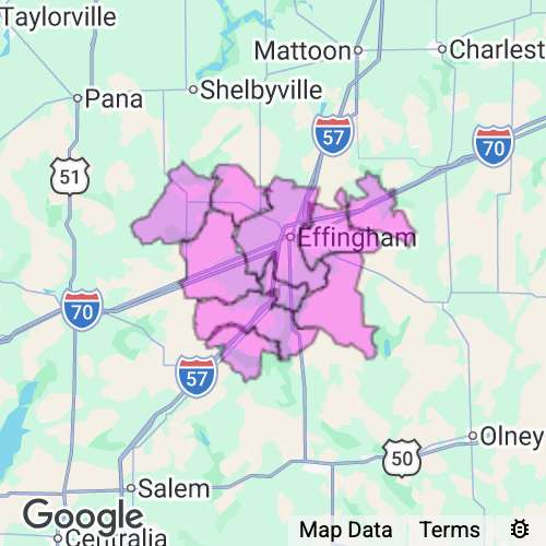 Effingham County Illinois real estate agent mailing area