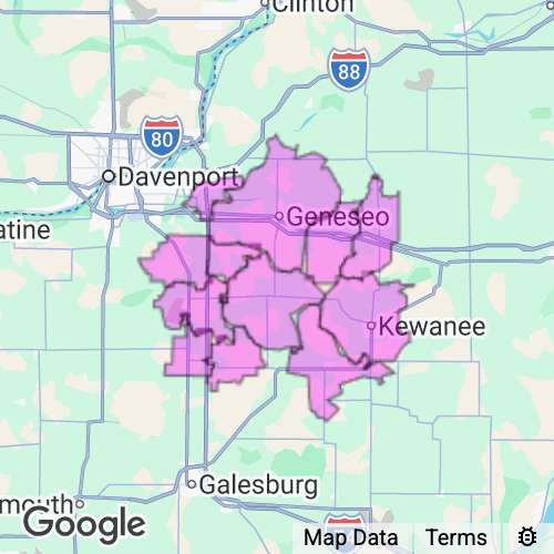 Henry County Illinois real estate agent mailing area