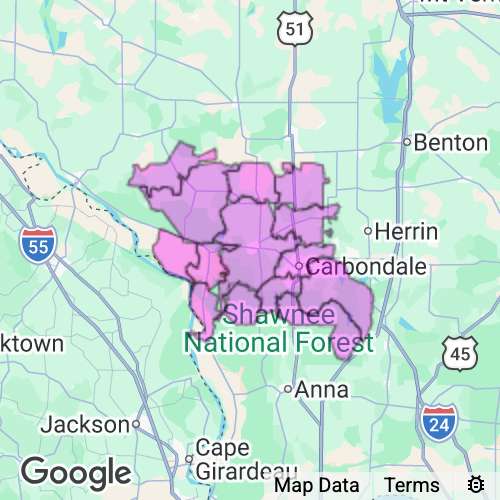 Jackson County Illinois real estate agent mailing area