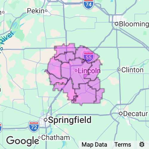 Logan County Illinois real estate agent mailing area