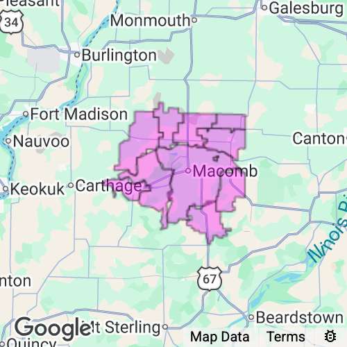 Mcdonough County Illinois real estate agent mailing area