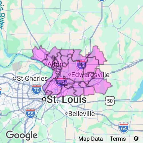 Madison County Illinois real estate agent mailing area