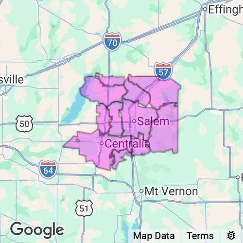 Marion County Illinois real estate agent mailing area