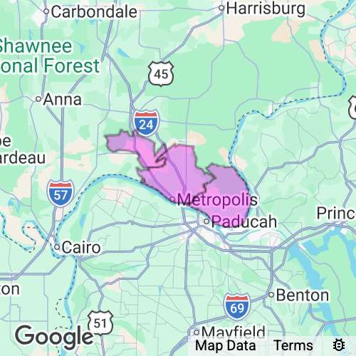 Massac County Illinois real estate agent mailing area
