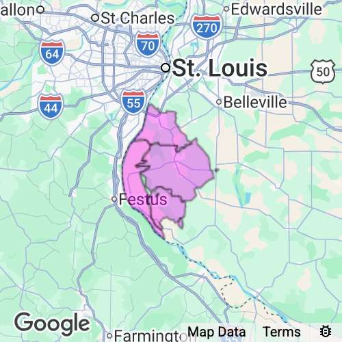 Monroe County Illinois real estate agent mailing area