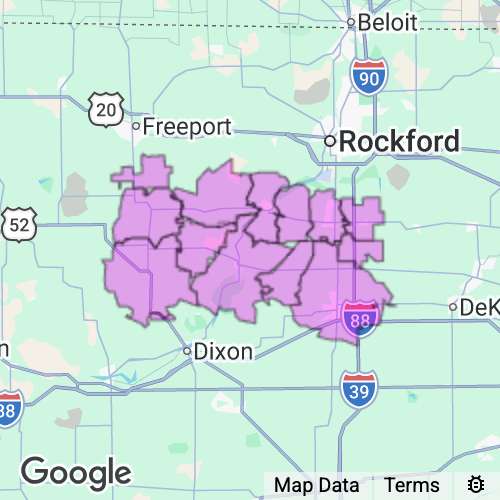 Ogle County Illinois real estate agent mailing area
