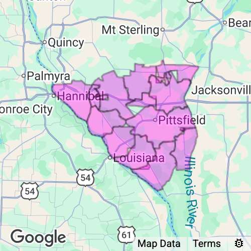 Pike County Illinois real estate agent mailing area