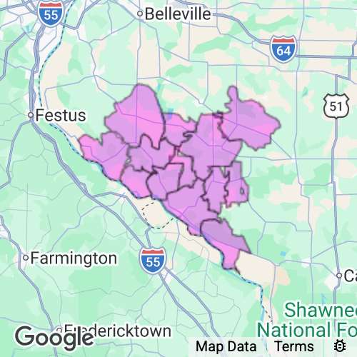 Randolph County Illinois real estate agent mailing area