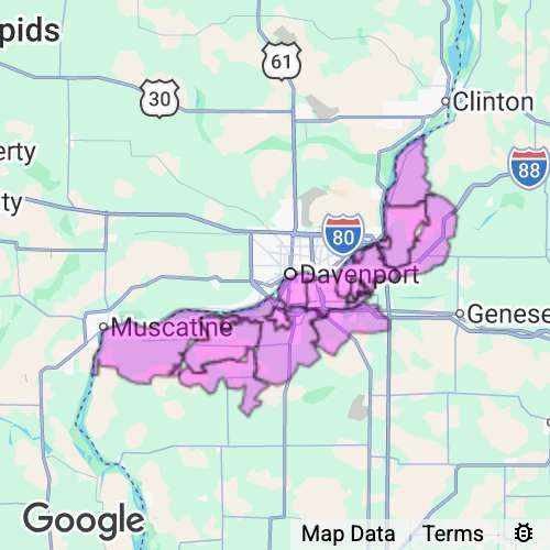 Rock Island County Illinois real estate agent mailing area