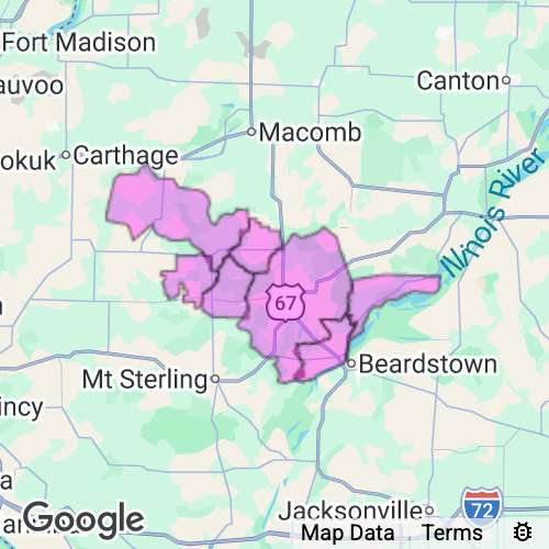 Schuyler County Illinois real estate agent mailing area
