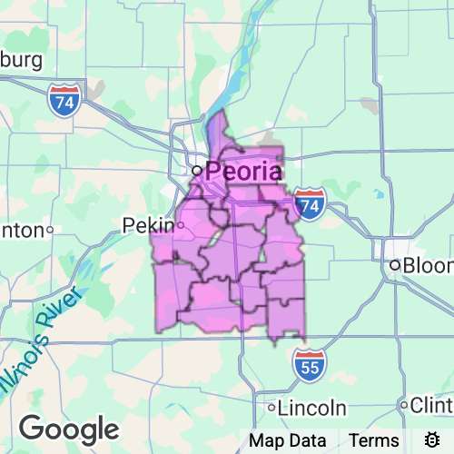 Tazewell County Illinois real estate agent mailing area