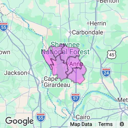 Union County Illinois real estate agent mailing area