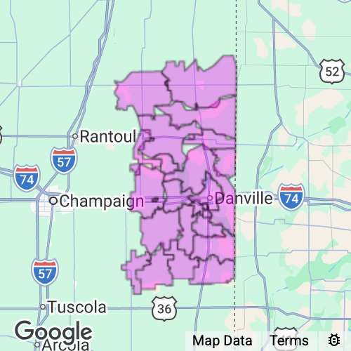 Vermilion County Illinois real estate agent mailing area