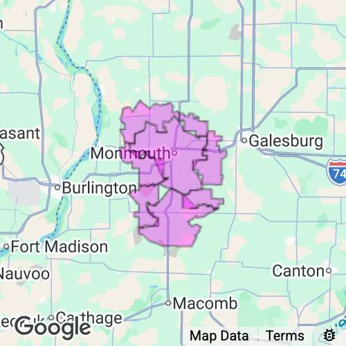 Warren County Illinois real estate agent mailing area