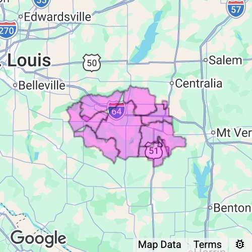 Washington County Illinois real estate agent mailing area