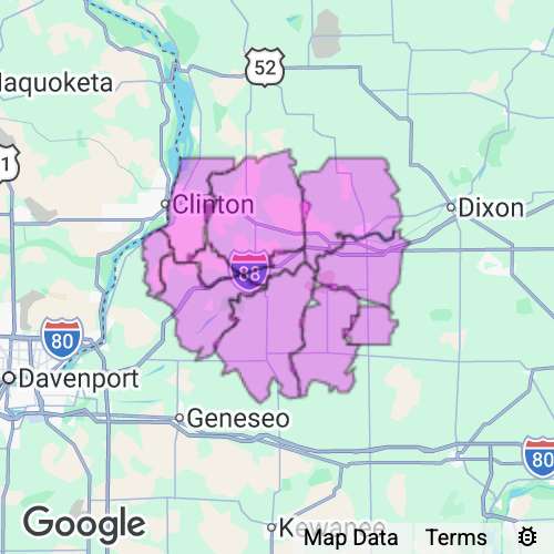 Whiteside County Illinois real estate agent mailing area