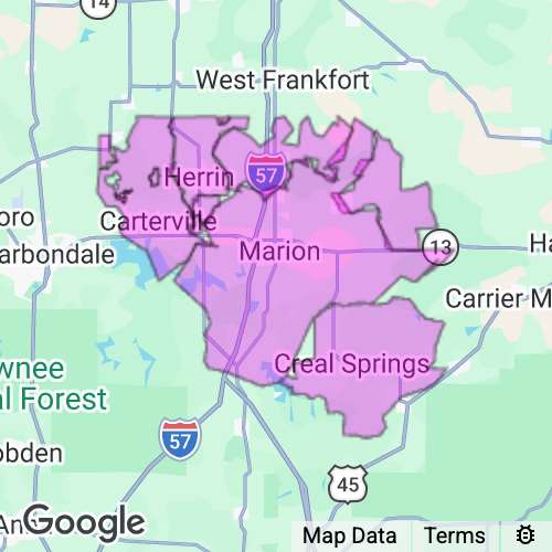 Williamson County Illinois real estate agent mailing area