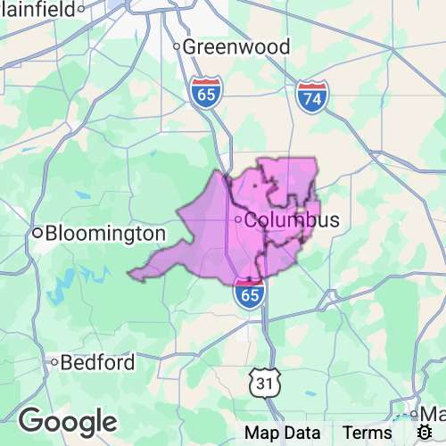 Bartholomew County Indiana real estate agent mailing area