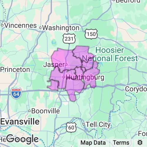 Dubois County Indiana real estate agent mailing area