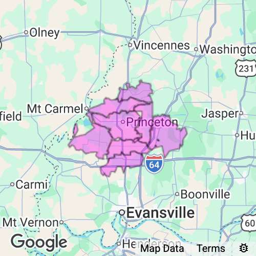 Gibson County Indiana real estate agent mailing area