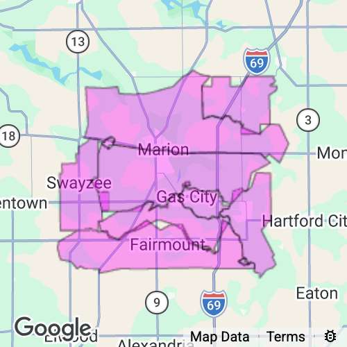 Grant County Indiana real estate agent mailing area
