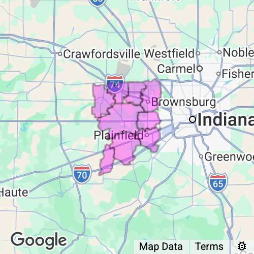 Hendricks County Indiana real estate agent mailing area