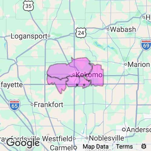 Howard County Indiana real estate agent mailing area