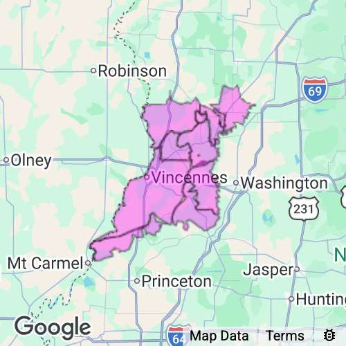 Knox County Indiana real estate agent mailing area