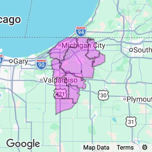 La Porte County Indiana real estate agent mailing area